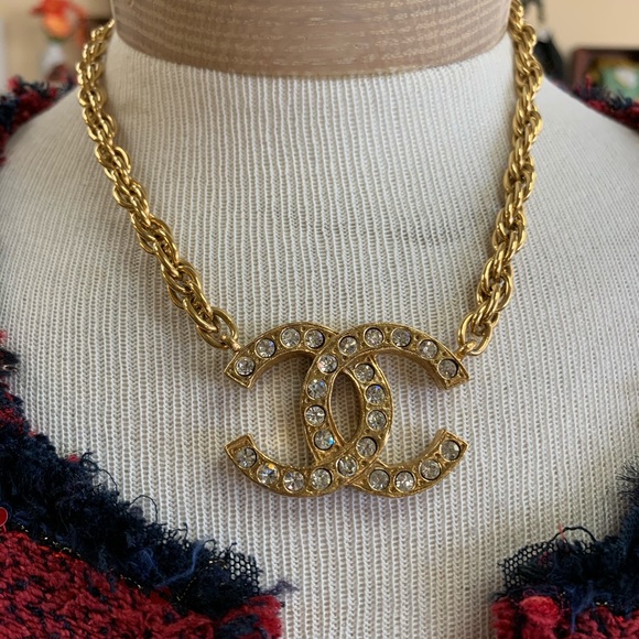 Double C Logo Chanel Necklace 